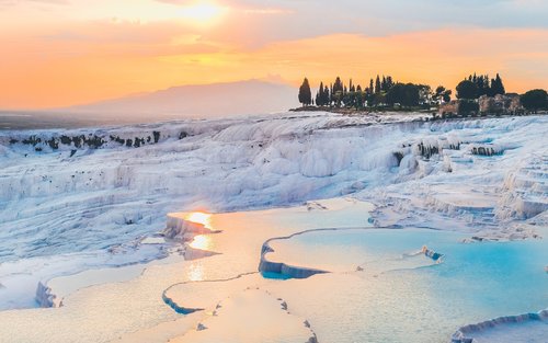 Tour per piccoli gruppi di Pamukkale e Hierapolis da Antalya