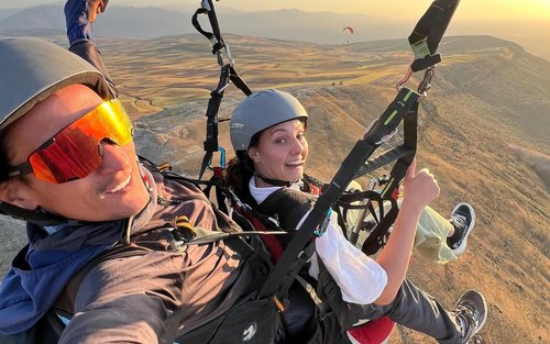 Marrakech: Paragliding over the Agafay desert and the Atlas mountain