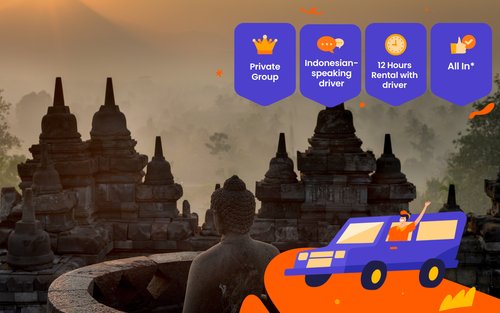 12 timmar Yogyakarta Privat Biluthyrning