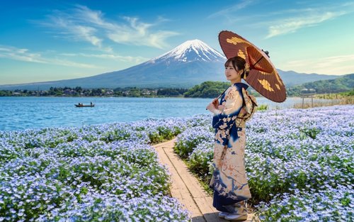 富士山絕景一日遊: 富士山五合目、忍野八海、新倉山淺間公園、河口湖全景纜車、大石公園、羅森便利商店 (東京出發)
