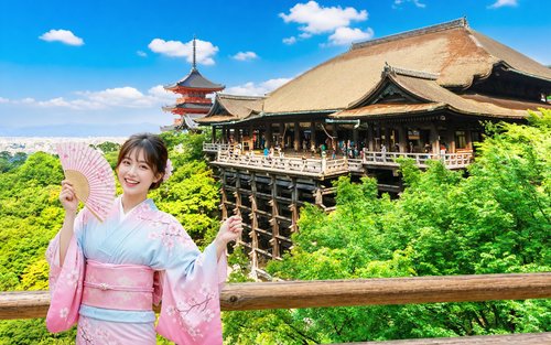 Kyoto Kinkaku-ji, Kiyomizu-dera, and Uji One-Day Tour