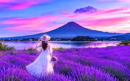 Monte Fuji | Gita di un giorno al Lago Kawaguchi con vista stagionale sul Monte Fuji e alle terme/gita in barca sul Lago Yamanaka | Partenza da Tokyo/Shinjuku