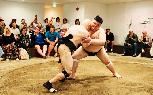 Osaka: Sumo Show with Live Match & Audience Challenge