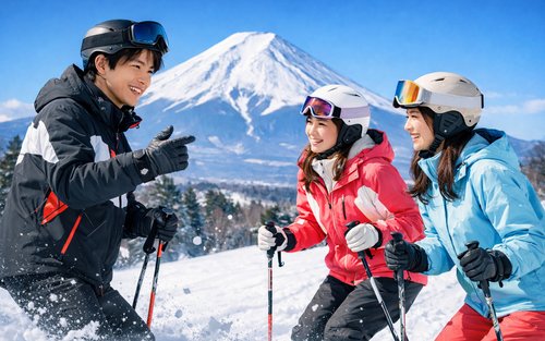 Fujiyama Snow Resort Yeti - Beginner Lesson & Snow Fun from Tokyo