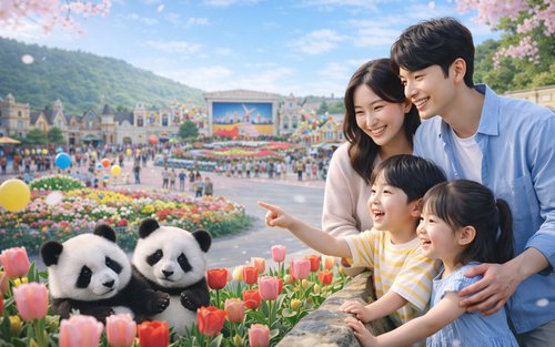 Everland Tour with Shuttle: Fast Panda World Entry (Ends 30/6)