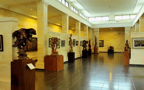 Entrada al Museu Puri Lukisan a Ubud, Bali