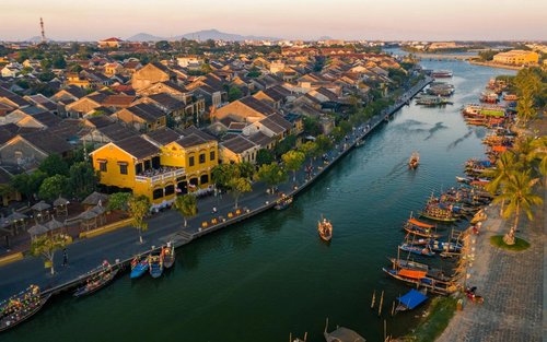 From Da Nang: Marble Mountains, Coconut Forest Basket Boat & Hoi An Ancient Town Tour