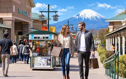 Mount Fuji & Gotemba Outlets Small Group Day Trip with Driver-Guide service & Optional hotel pickup