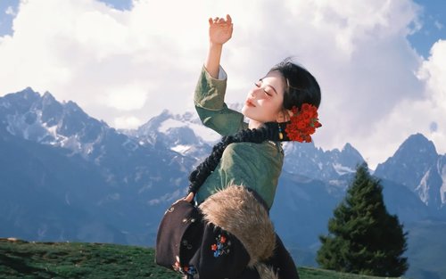 麗江古城民族攝影