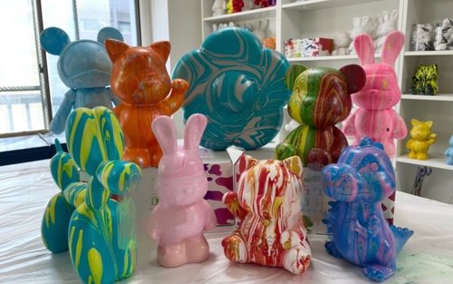 Fukuoka Exclusive: Paint Your Own Lucky Cat or Animal Figurine