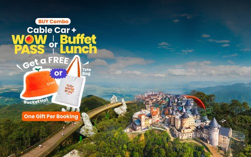 Sun World Ba Na Hills with Cable Car & Buffet Experience