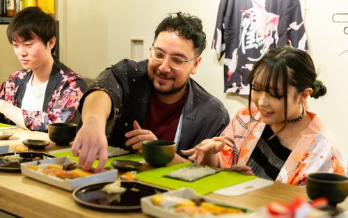 Oblíbený kurz přípravy sushi v Kjótu 【Slavnostní otevření】