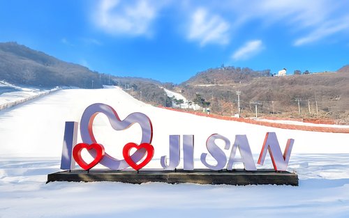 Excursión de un día de esquí y snowboard a Jisan Forest Resort desde Seúl