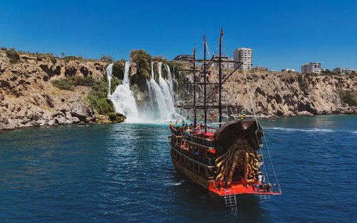 Düden Waterfall Full-Day Pirate Boat Experience