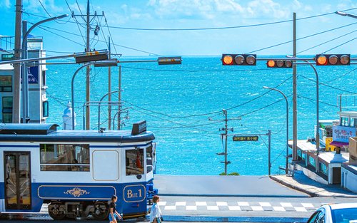 Busan Day Tour: Sky Capsule, Gamcheon, Haeundae Blueline Park & more