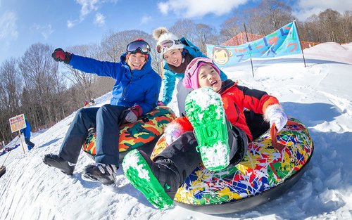 【Rekomendasi Keluarga】Tur Sehari Prefektur Gunma｜Petik Buah di Perkebunan Harada・Air Terjun Fukiware・Ladang Lavender・Ski・Jalanan Onsen Ikaho｜Keberangkatan dari Tokyo