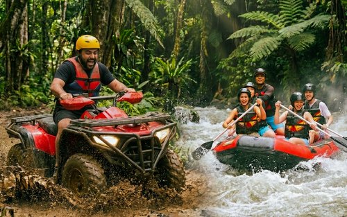 Combo ATV and Ayung River Rafting with Lunch