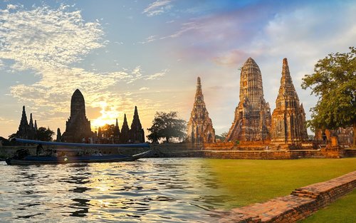 Bangkok Ayutthaya Půldenní prohlídka památky UNESCO s lodí
