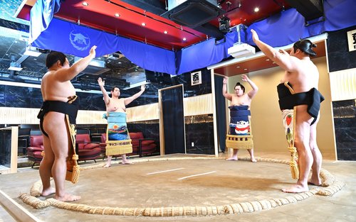 Asakusa Sumo Club ANNEX: Sumo Show with Deluxe Japanese Cuisine