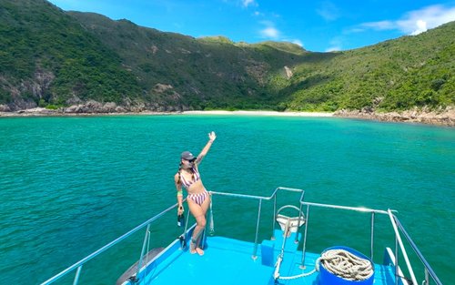 Passeio de iate de dia inteiro para snorkeling em Kau Sai Wan, Hong Kong