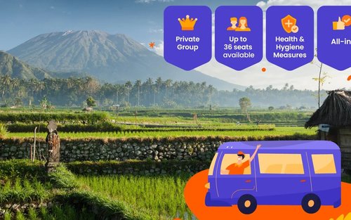 Bali Pribadong Van at Bus Charter