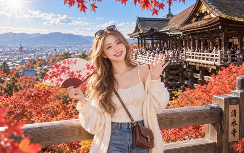 교토 나라 소그룹 1일 투어 : 나라 공원 귀여운 사슴 기요미즈데라 후시미이나타이샤 (호텔 픽업/샌딩 선택 가능/단독 전용 차량)