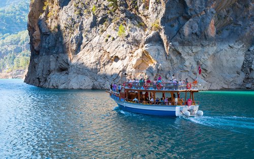 Antalya Green Canyon Full-Day Cruise with Swims