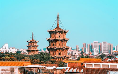 Isang araw na paglalakbay sa Xiamen Kaiyuan Temple at Quanzhou蟳埔村.