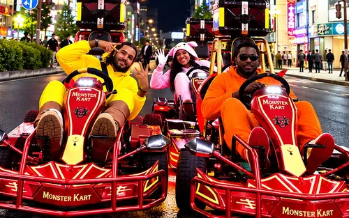 Shibuya and Harajyuku Go Karting Experience *IDP Required