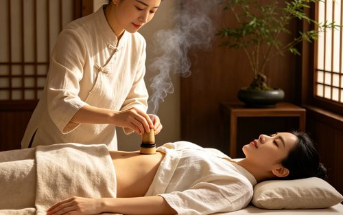 北京明颐堂艾灸馆 · 手工悬灸 · 草本热灸