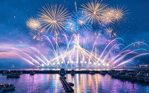 [Atami Fireworks Festival Day Trip] Hakone Cruise/ Mt. Omuro Ropeway/ Kamakura Enoden (Multiple Routes Available, Departure from Tokyo)