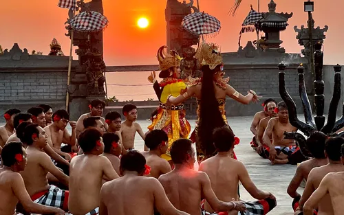 Sunset Kecak & Karang Boma Cliff Uluwatu Day Tour in Bali