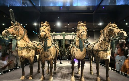 En dagsutflykt till terrakottaarmén i Xi'an, Shaanxi + Lishan-trädgården + Huaqingpalatset