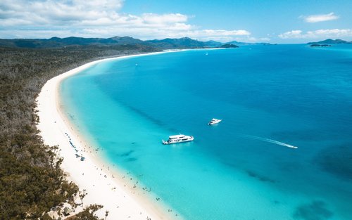 Whitsundays Cruise en Whitehaven Beach Halve Dag Tour