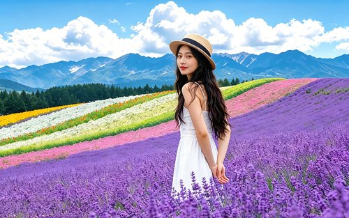 Summer Limited: Biei Furano Farm Tomita & Shikisai no Oka & Blue Pond & Waterfall Day Tour