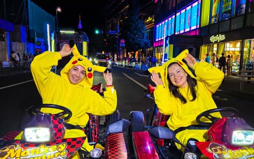 大阪卡丁车:乘坐Monkey Kart探索大阪著名景点