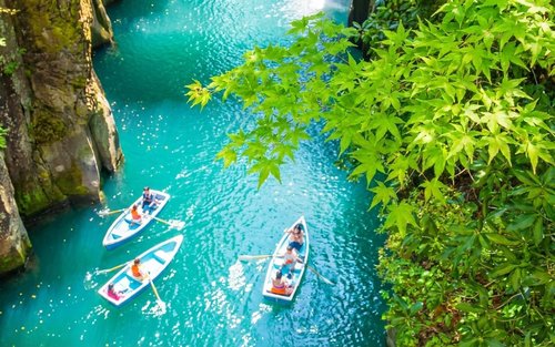 [Optional Takachiho Boat Ride Experience] Mount Aso, Kusasenri, and Takachiho Gorge Day Tour (from Fukuoka)