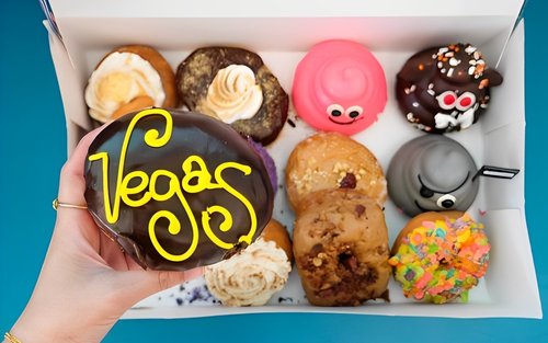 Tour de Donuts no Centro de Las Vegas e na Fremont Street