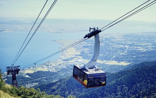 Biwako Valley Ropeway Round-way Ticket in Shiga