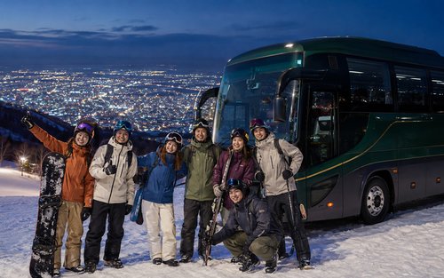 札幌藻岩山スキー場 終日少人数スキーツアー
