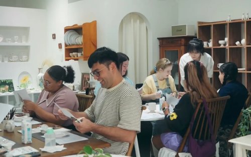 [Gyeongnam] Yangsan Porcelain Painting Experience | Pottery Class