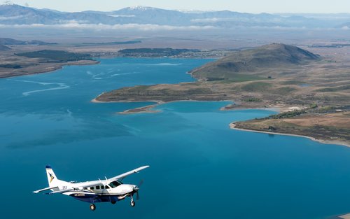 Grand Traverse Scenic Flight Around Mt. Cook & Glaciers- Lake Tekapo
