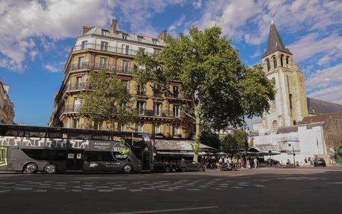 Saint-Germain 1920 Buss-spise- og sightseeingopplevelse i Paris