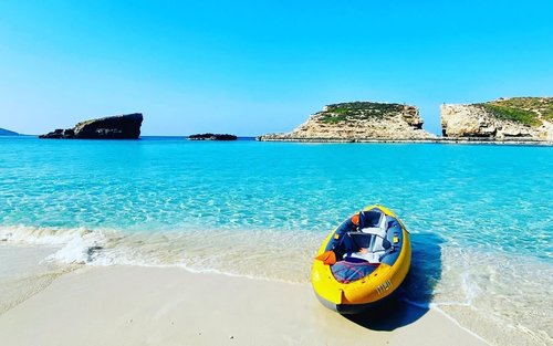Modrá laguna, Křišťálová laguna, Gozo, Comino s mořskými jeskyněmi