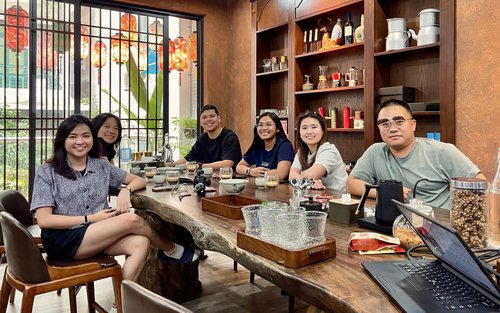 河内咖啡工作坊：品尝盐咖啡、椰子咖啡与鸡蛋咖啡