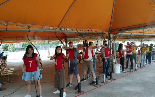 Taipeh｜West Lake Bogenschießplatz｜Sternenlicht-Bogenschießen-Erlebnis