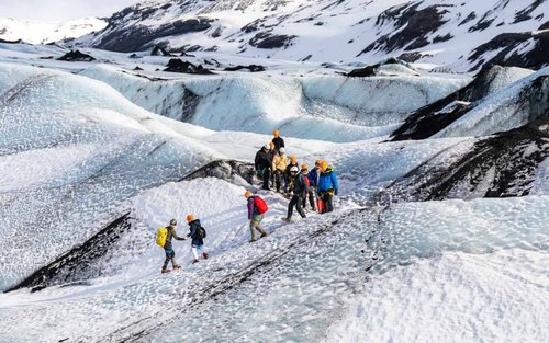 Glacier Hiking & Ice Climbing Tour from Reykjavik and Solheimajokull