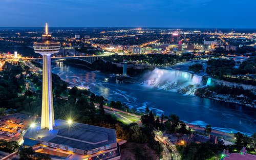 Niagara Falls Skylon Tower Observationsdæk Billet i Canada