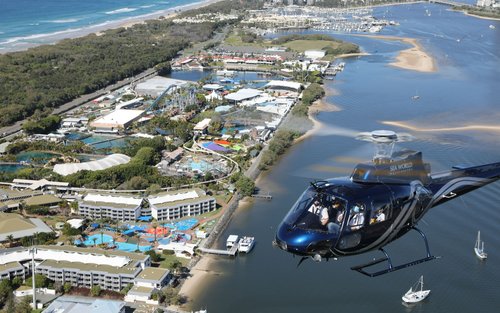 黄金海岸直升机飞行