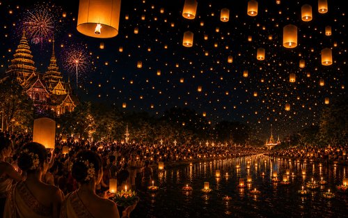Yi Peng Loy Krathong Festival with Buffet & Lantern Release by GLCM